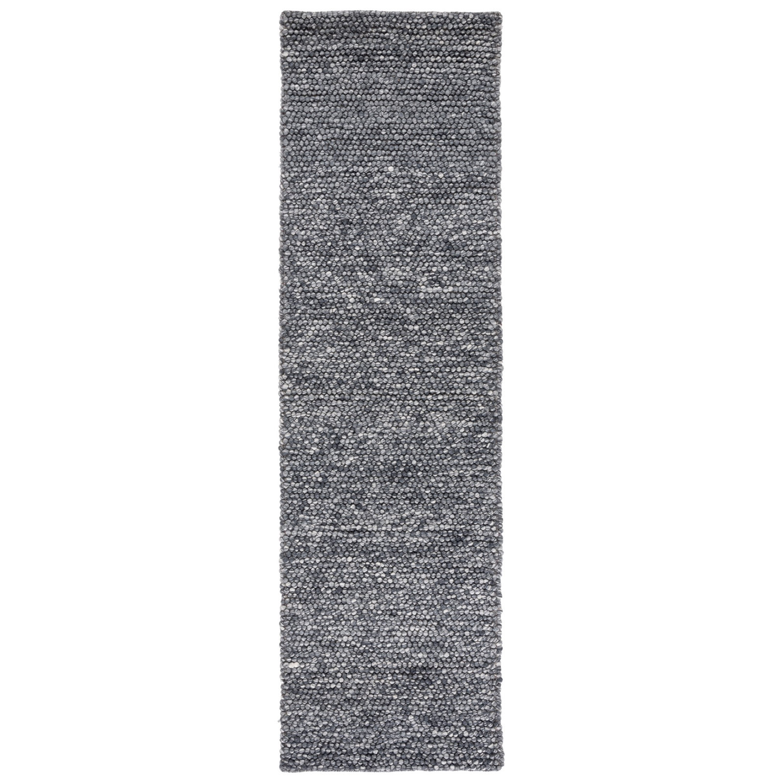 Elle Handmade Dark Gray Rug, Runner 2'3" x 8'
