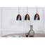 Aquinnah 3 - Light Black Kitchen Island Pendant