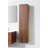 Figure Walnut Wall Mount Natural Wood veneer plywood Bathroom Side Cabinet, 13"