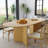 Oval Dining Table with Double Pedestal Solid Wood Kitchen Table-1457074172-1429454054