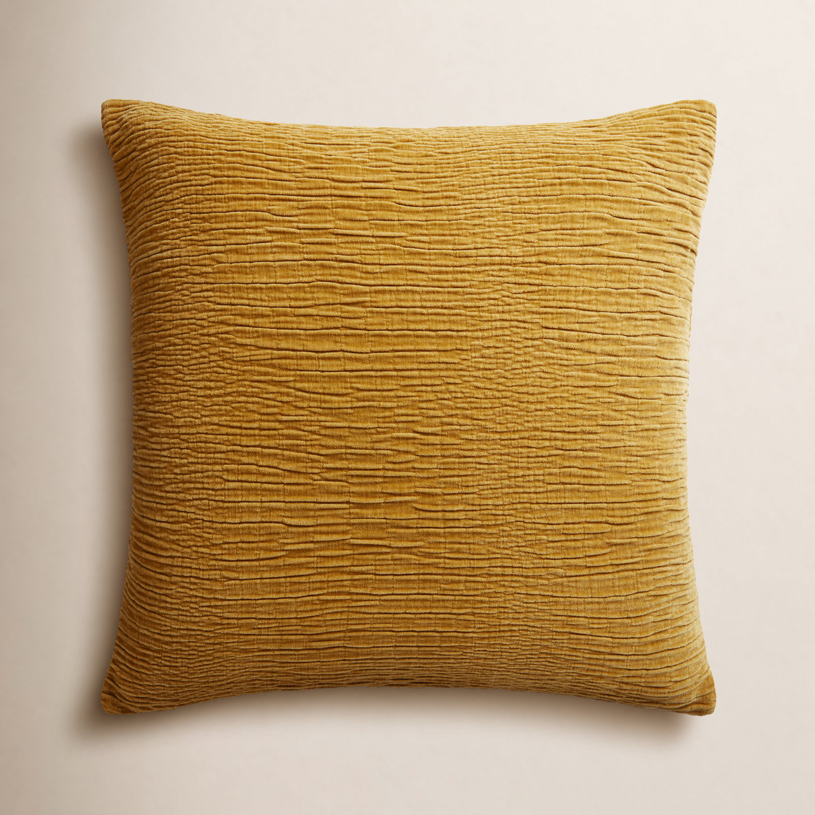 Edan Throw Pillow, Down, Gold, 22"H x 22"W