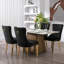 Chaises de salle à manger, chaise de salle à manger rembourrée haut de gamme avec anneau clouté-531111163-511006617-511006597