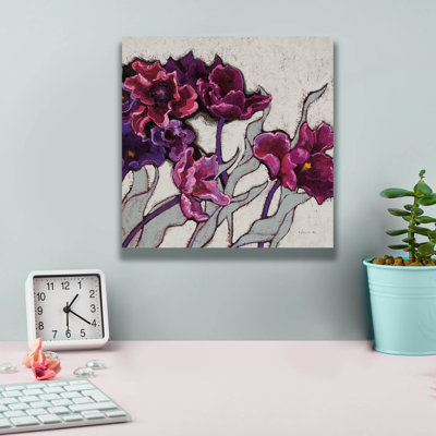 'Ruffled Tulips'  by Shirley Novak Canvas Wall Art