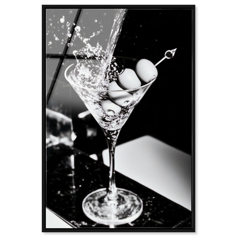 Chill Time III Print by Oliver Gal, 37"H x 25"W, Black Floater Frame