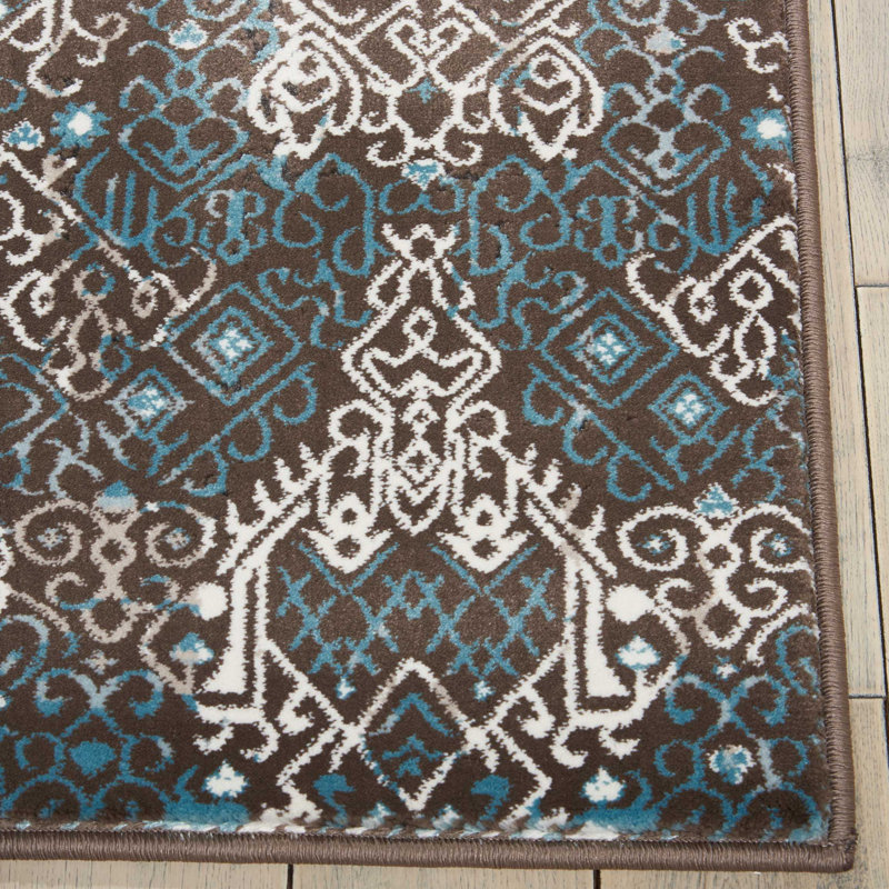 Saliba Abstract Indoor Rug, Rectangle 3'9" x 5'9"