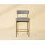 Seneca Upholstered Stool with Metal Frame