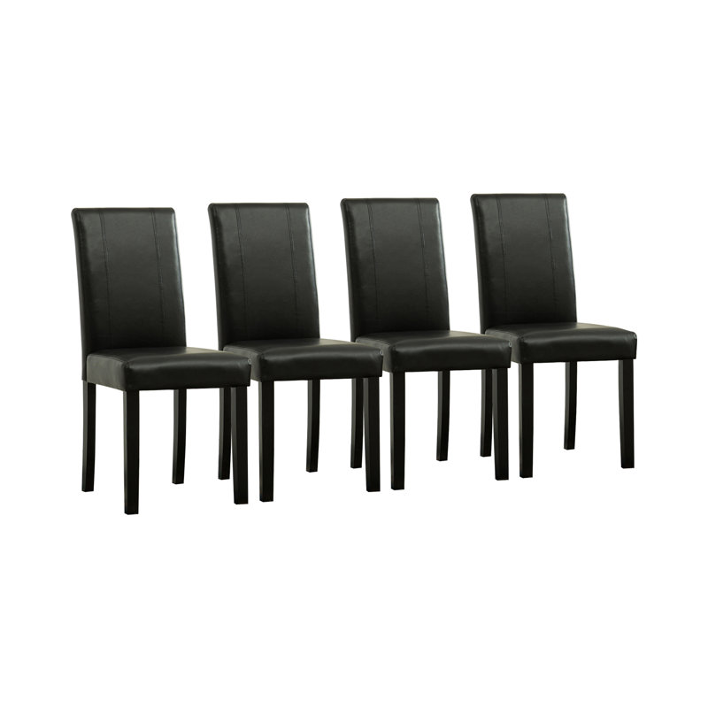 Springerton Upholstered Side Chair, Black