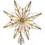 10-Light 8 Point Capiz Star Tree Topper