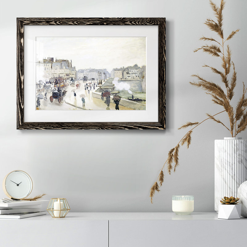 Le Pont Neuf, 1872, H 14 po x l 20 po x P 1,5 po, Noir