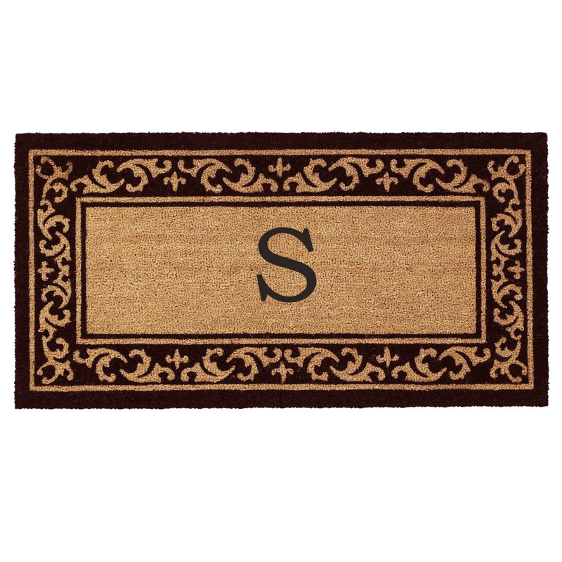 Tapis d'extérieur antidérapant Zawacki, S, Rectangle 2 pi x 4 pi