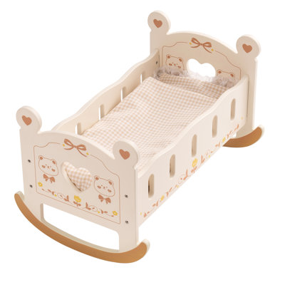 Baby Crib Cradle with Bedding Doll Furniture & Accessories -  ROBUD, WRP05