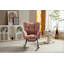 Chaise berçante en tissu Teddy-232034313