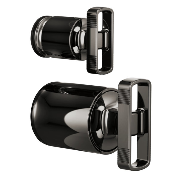 Kintsu® Pressure Balance Valve, Brilliance Black Onyx, Knob