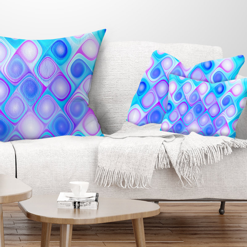 Abstract Reversible Throw Pillow