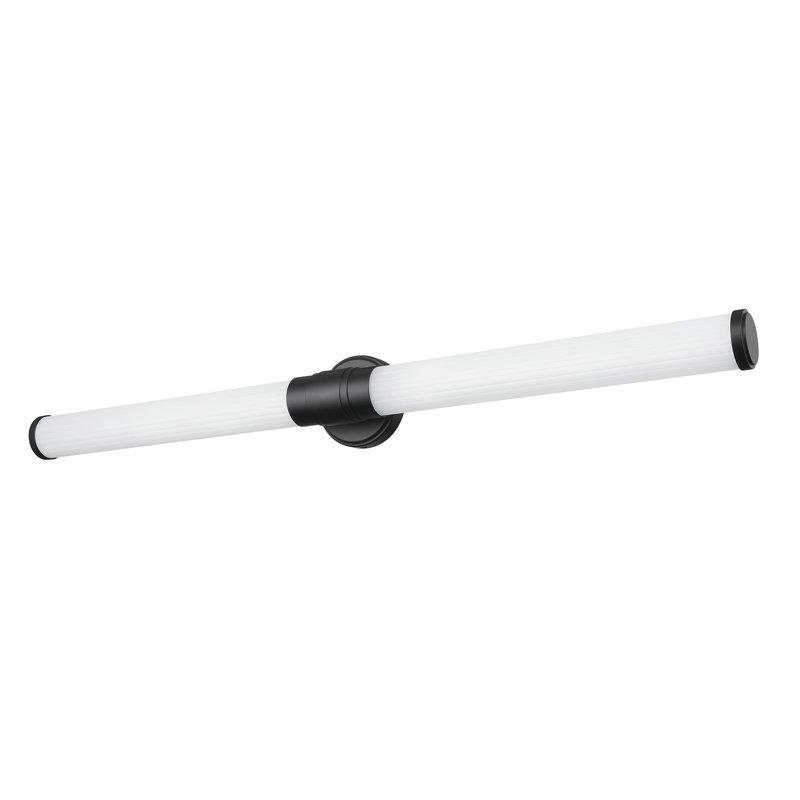 Meuble-lavabo 1 lumière Dun Dun, Noir mat