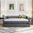 Evererdo Twin Size Fabric Upholstered Daybed-143938584-143938599