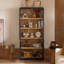Vitrine en bois de frêne 74,5 "H