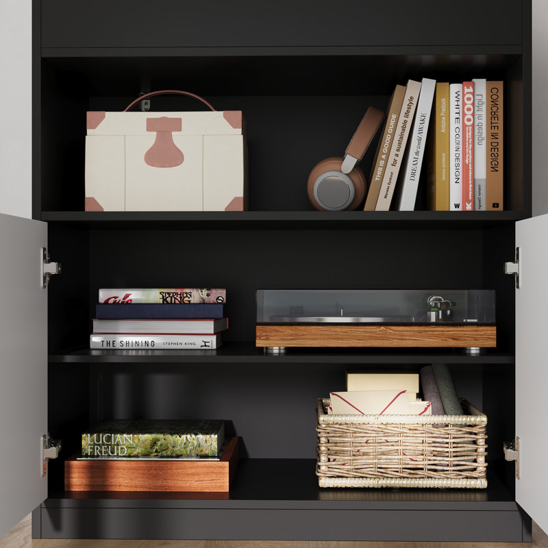 Armoire de bureau à deux portes et une tablette de conception moderne