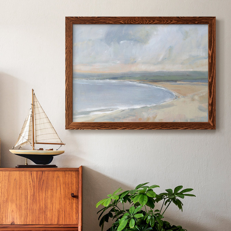 «Coastal Study II», reproduction d'art sur toile simple, Érable, H 26 po x l 38 po x P 1,5 po