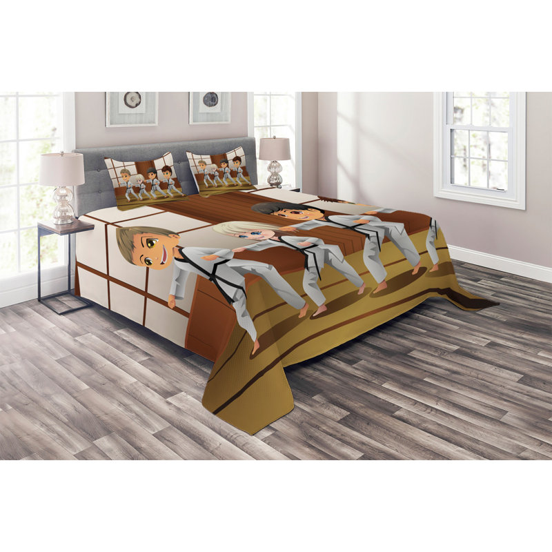Coverlet, King Bedspread + 2 Shams