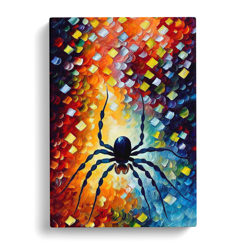 Spider Portrait - Wrapped Canvas, 50cm H x 35cm W x 3cm D