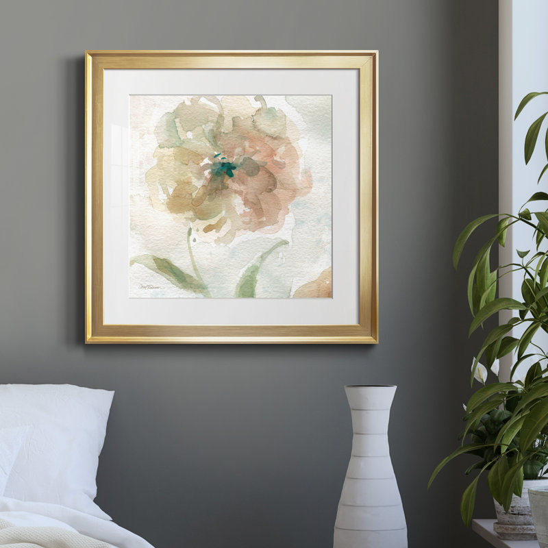 Ensoleillé après-midi par J Paul - Reproduction d'art sur papier encadrée, H 17,5 po x l 17,5 po x P 1,5 po