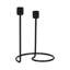 Porte-bougie décoratif avec base sculpturale tourbillon-89117372
