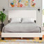Lit plateforme en similicuir Boyd Sleep Florence | Tête de lit réglable | Design luxueux à profil bas | Capacité de 700 lb-24482887-24482892