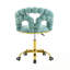 Chaise de bureau pivotante en velours-756362143