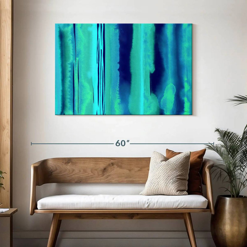 Avery Aqua Marine Color Study, 30" H x 45" W