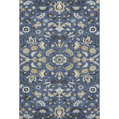 Premium Machine Washable Mayfield AMF2473 Global Rug
