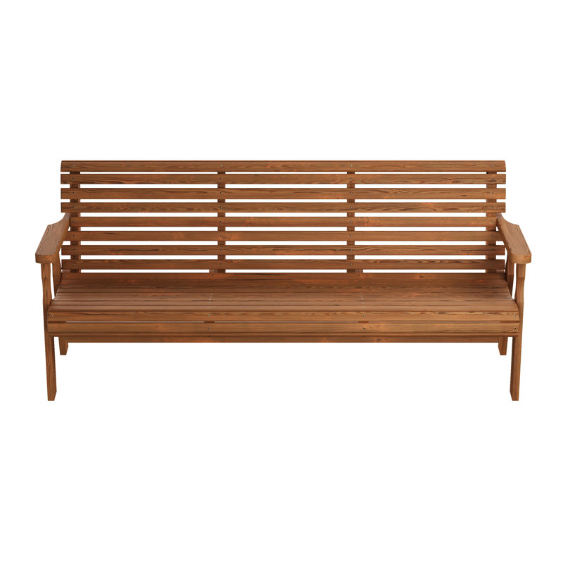 Banc de jardin Amish Casual, Chêne teinté, H 34 po x l 75 po x P 27 po