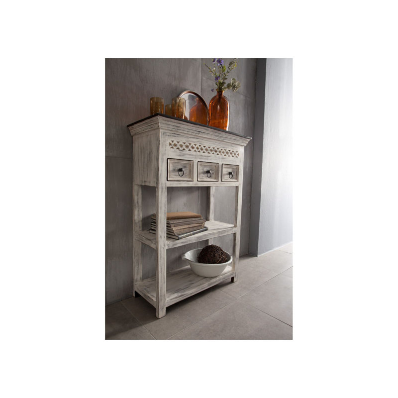 Castle 80cm Solid Wood Console Table