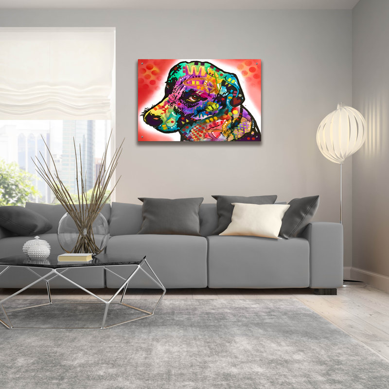 Latitude Run® «Dont parler» par Dean Russo Studios, art mural en verre acrylique, ACR-40121, H 24 po x l 36 po x P 0,2 po