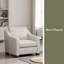 Fauteuil club contemporain rembourré en tissu-1883589053