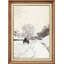 Rustic Countryside Winter Snow Wagon Countryside, impression sur papier-91356480-91356479