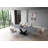 Contemporary Extendable Dining Table with V-Base