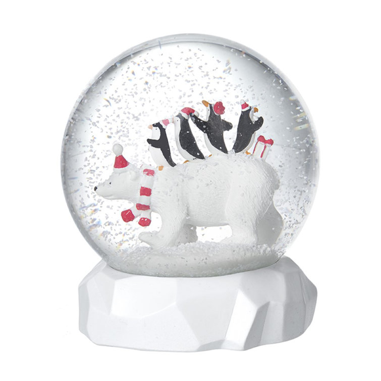 The Seasonal Aisle Snow Globe Decorative Accent | Wayfair.co.uk