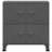 Storage Chest, Metal Storage Cabinet with 4 Doors, Metal Handle, 29.5''x15.8''x31.5'', Black, Steel and plastic-1354852278-1354852265
