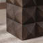 23.62"Height Three-Dimensional Embossed  Pattern Design Retro Side Table,Retro Wooden Nightstand-1862765670
