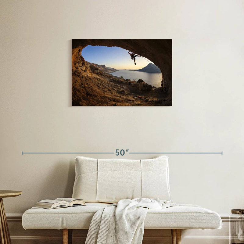 Senne Cave Climbing, 20" H x 30" W