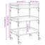 Engineered Wood Bar Cart