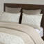 Ensemble de housse de couette luxueux en coton avec un doux capitonnage en chenille