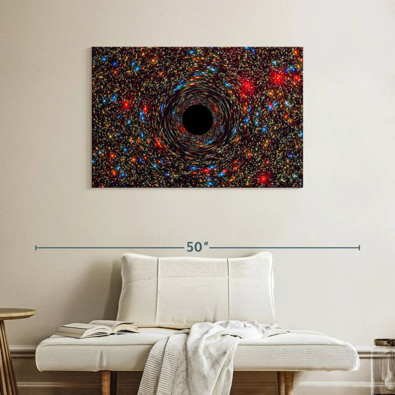 Oberle Galaxy M87 Black Hole, 26" H x 39" W
