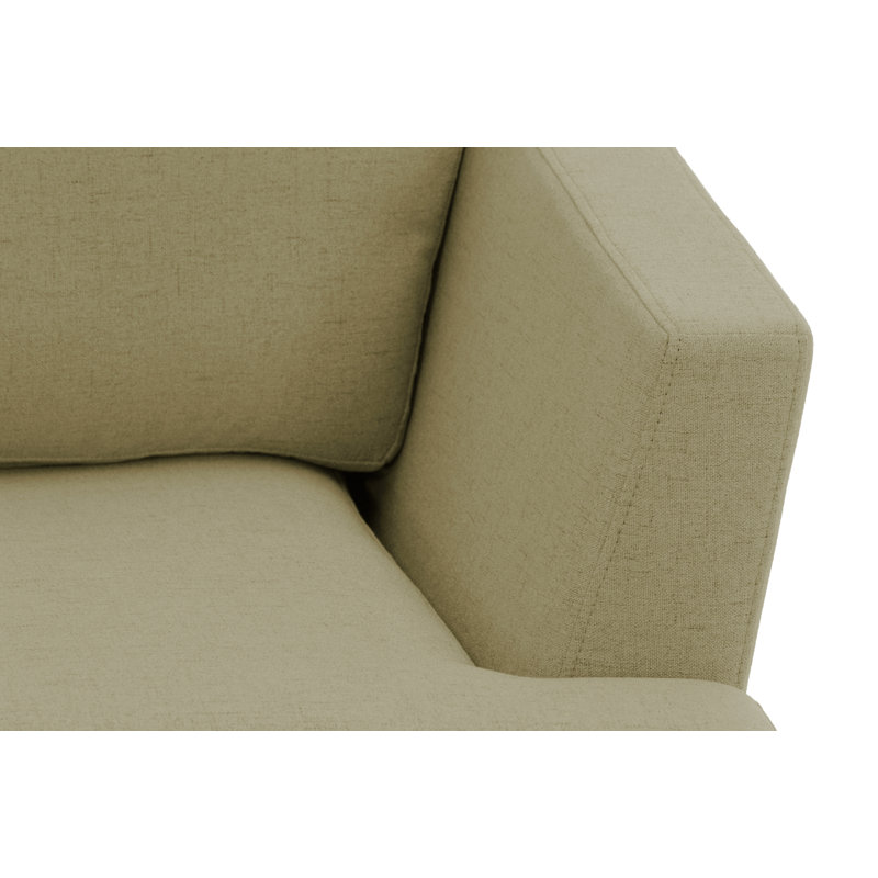 Jovany Velvet Armchair, Sand