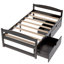 Lit plateforme simple avec deux tiroirs-1673978360