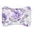 Simple Purple Florals - 1 Piece Bone Shape Feeding Mat