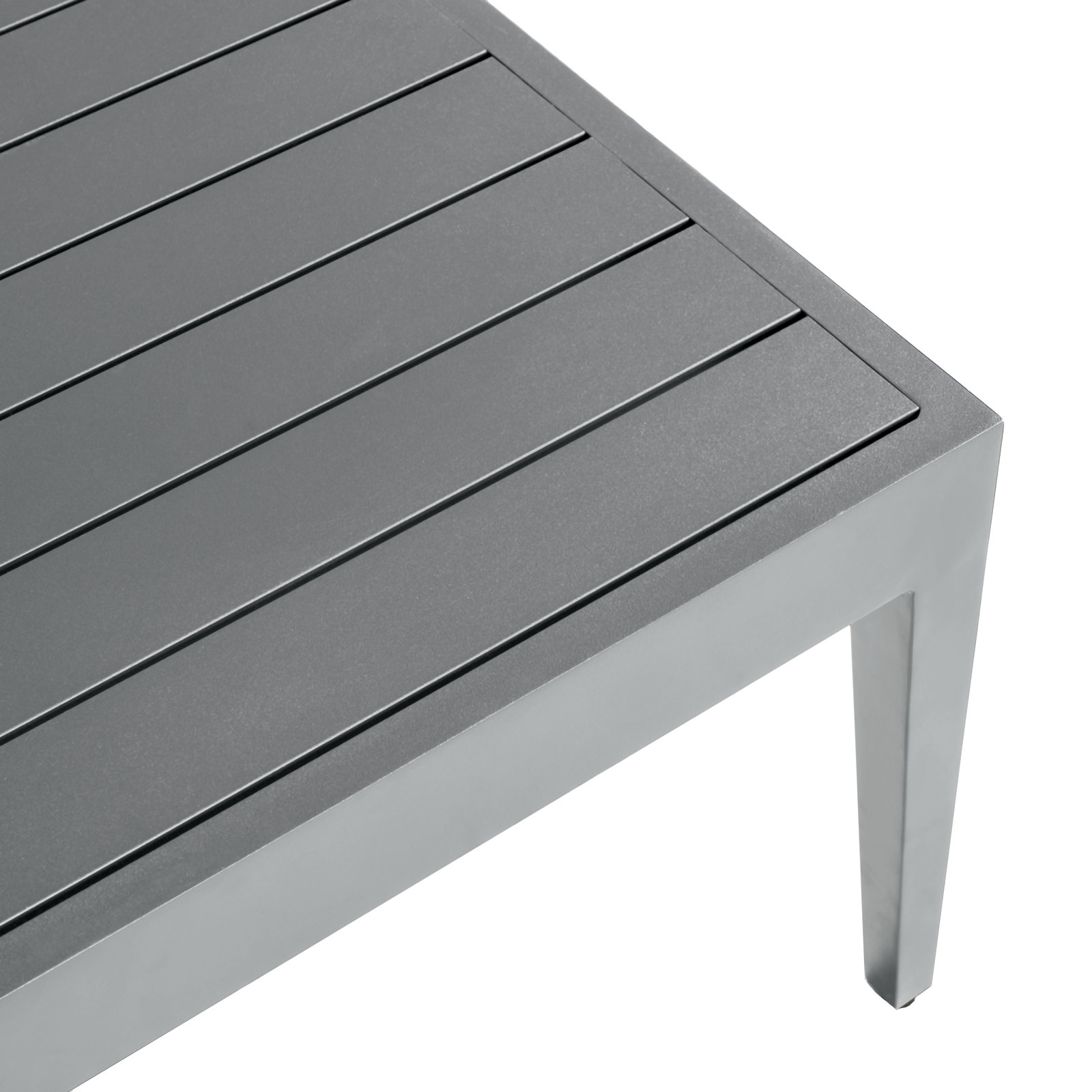 Whitman 47.3'' Metal Outdoor Coffee Table, Blue