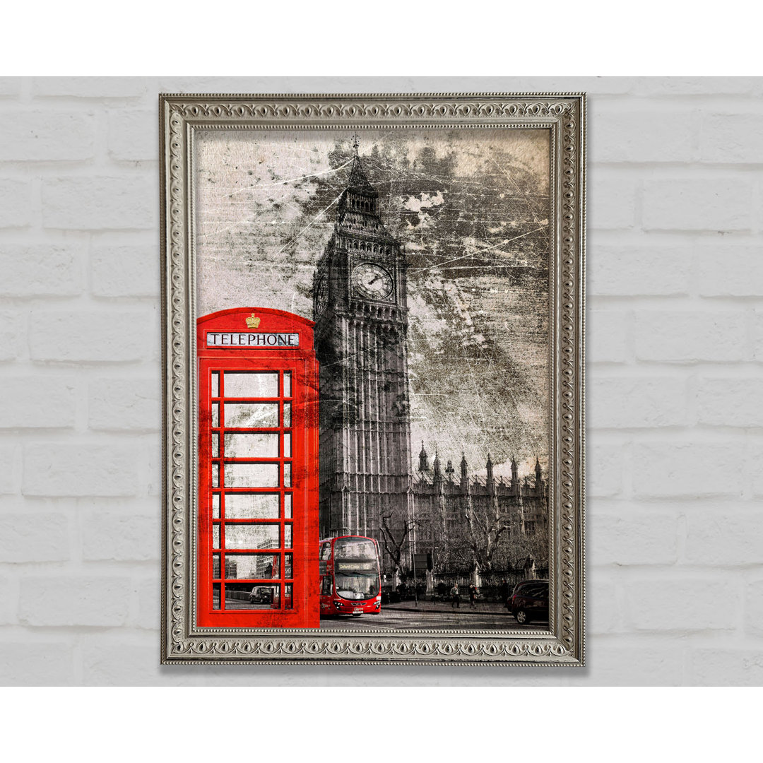 Retro Big Ben - Druck