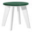Table de bout d'extérieur ronde 18 po, blanc-261274005